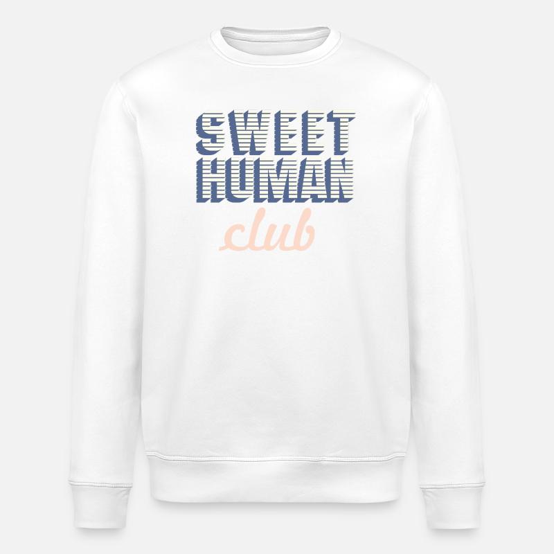 Sweet Human Club Logo - Stanley/Stella Unisex Bio-Sweatshirt ROLLER - Weiß