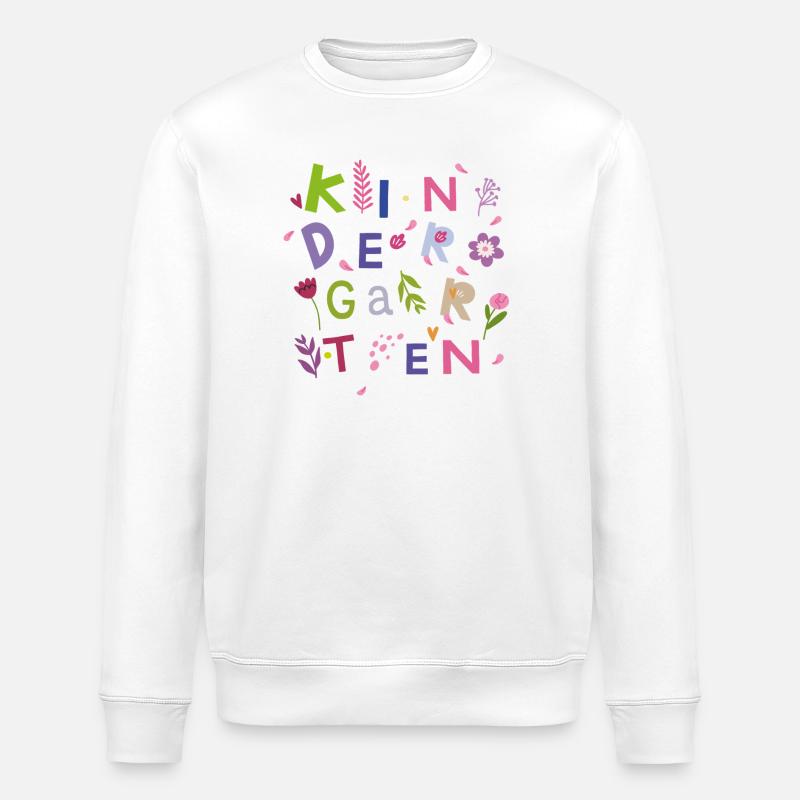 Kindergarten  - Stanley/Stella Unisex Bio-Sweatshirt ROLLER - Weiß