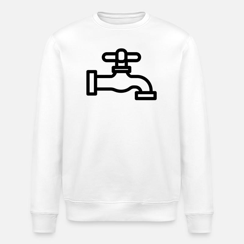 robinet - Sweat bio ROLLER Stanley/Stella Unisexe - blanc