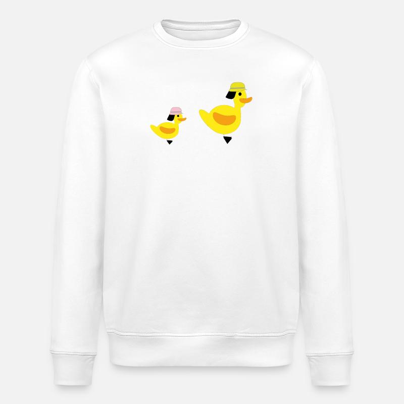 Canards de Feu - Filles - Sweat bio ROLLER Stanley/Stella Unisexe - blanc