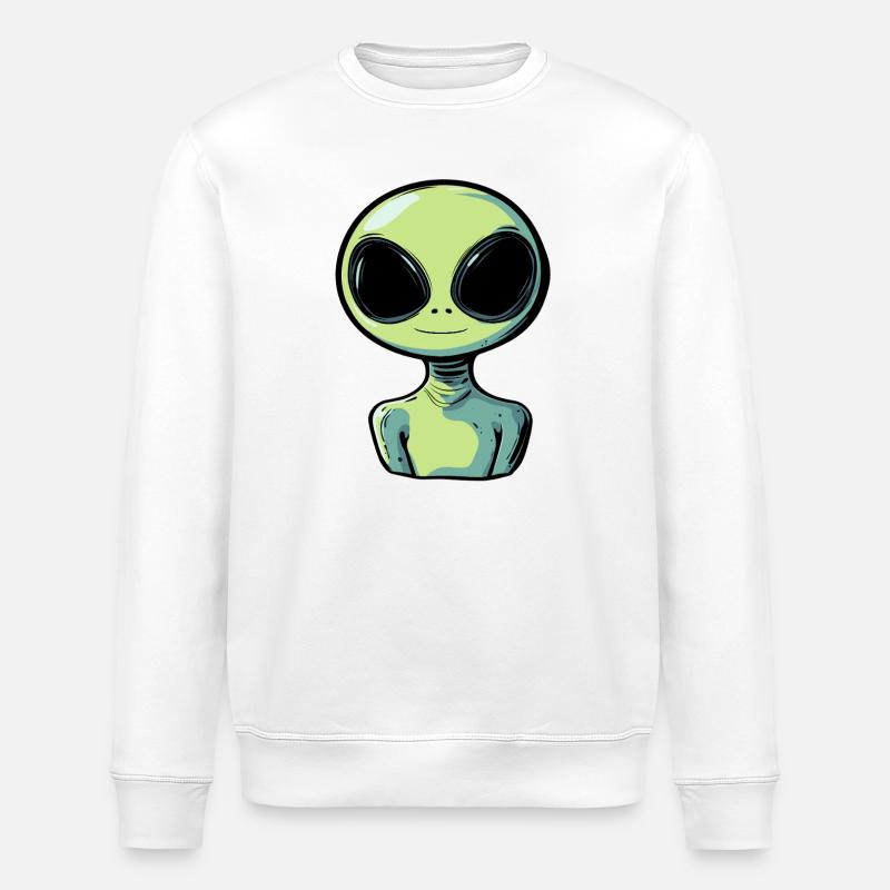Alien Martian - Sweat bio ROLLER Stanley/Stella Unisexe - blanc