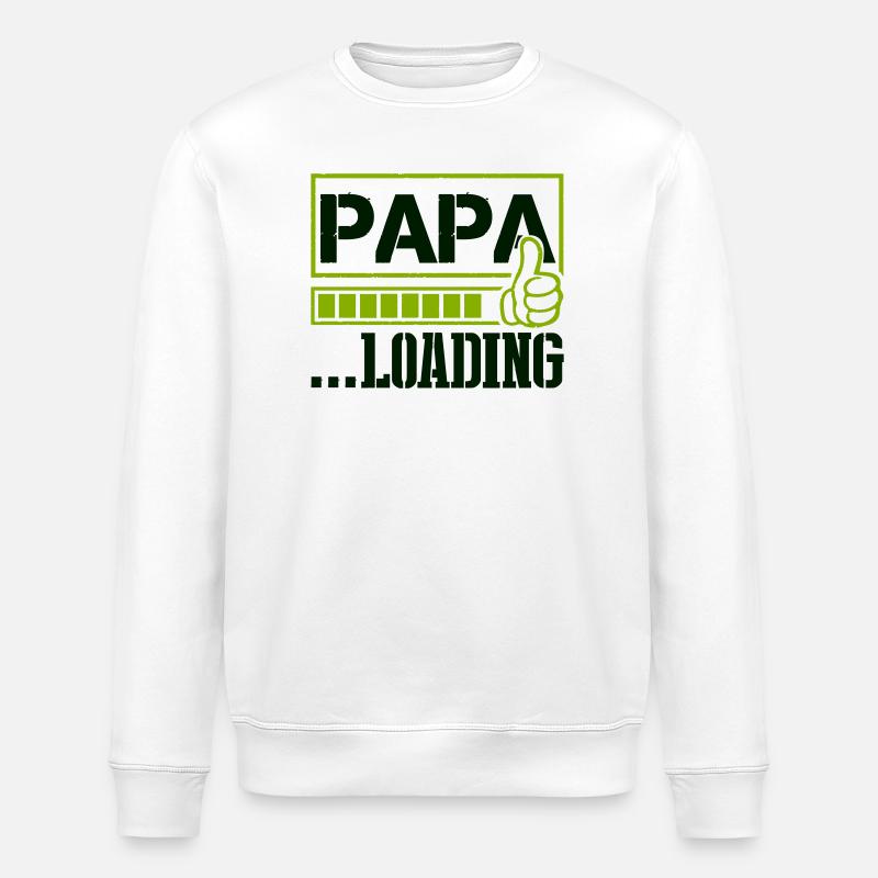 papa_loading- - Stanley/Stella Unisex Bio-Sweatshirt ROLLER - Weiß