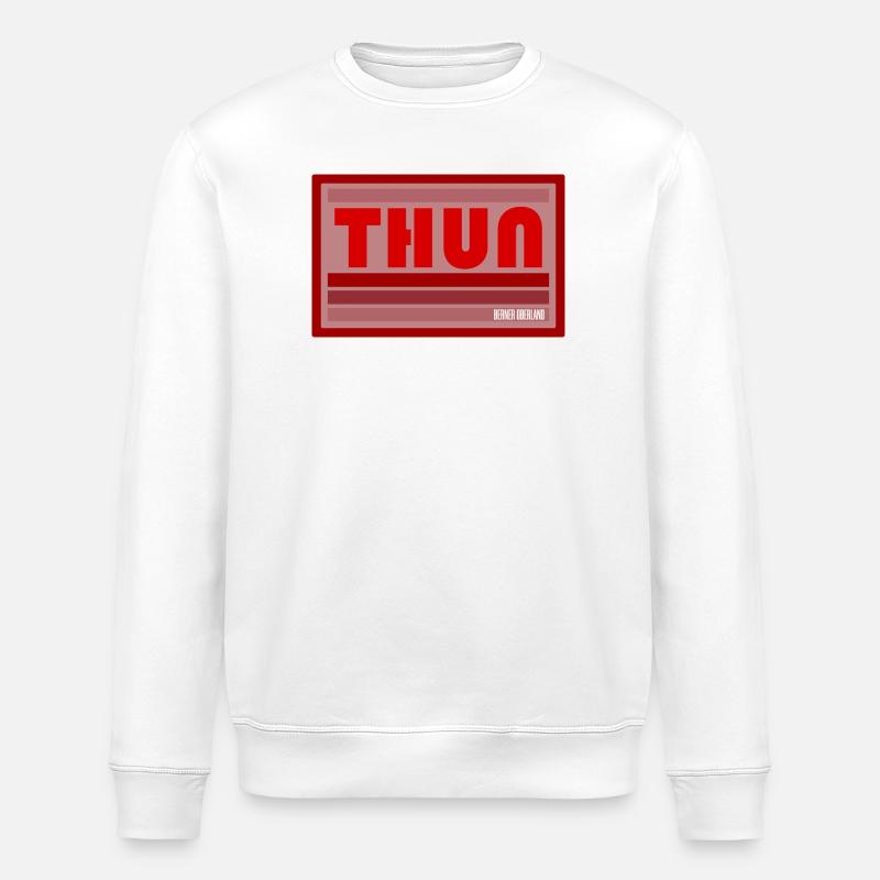 Thun Berner Oberland - Stanley/Stella Unisex Bio-Sweatshirt ROLLER - Weiß