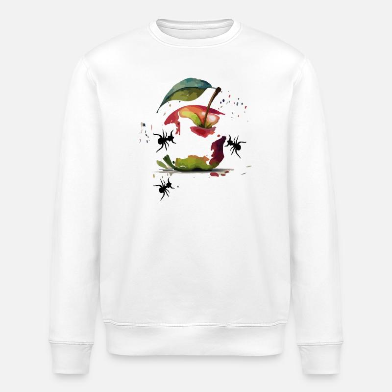  Apfel - Stanley/Stella Unisex Bio-Sweatshirt ROLLER - Weiß