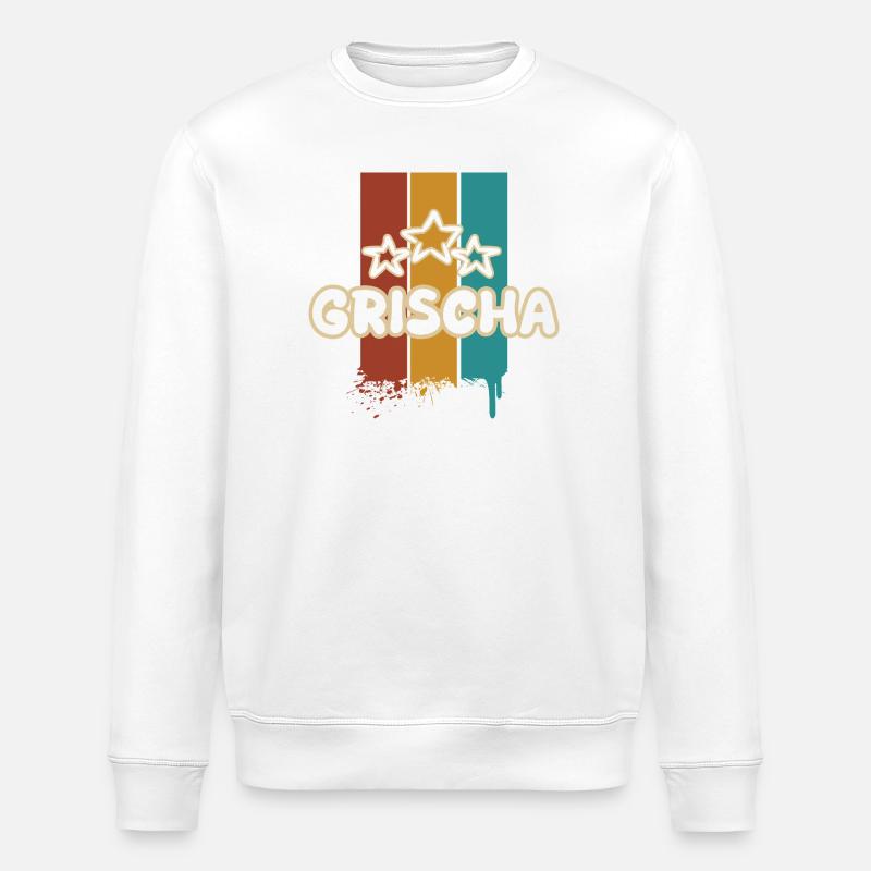 Geschenkidee Grischa - Stanley/Stella Unisex Bio-Sweatshirt ROLLER - Weiß