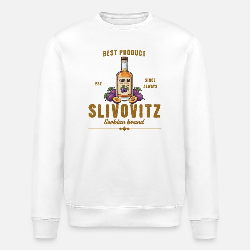 Slovovitz - Sweat bio ROLLER Stanley/Stella Unisexe - blanc