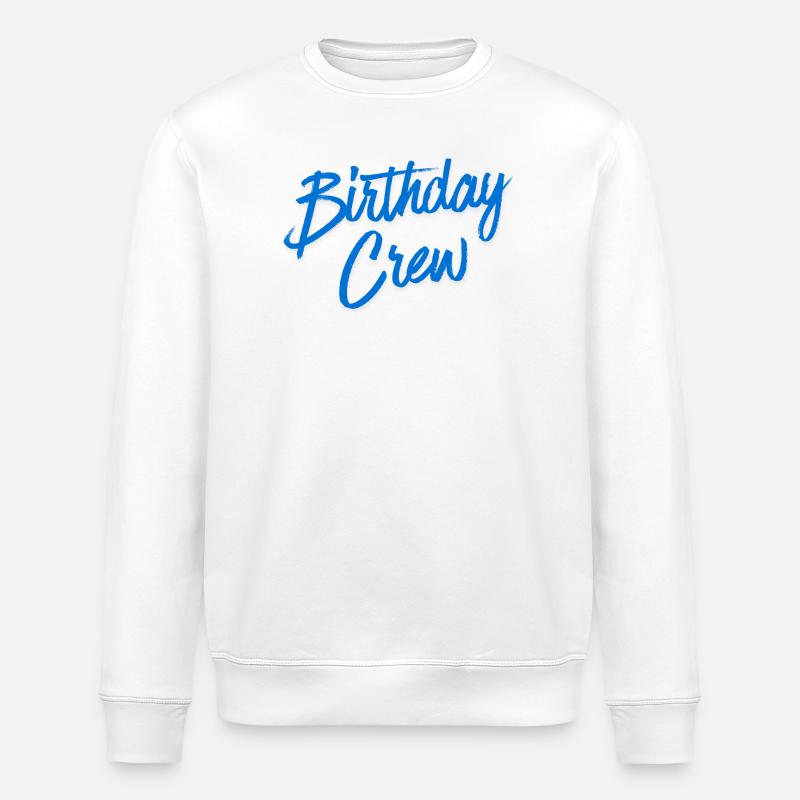 Équipe d’anniversaire - Sweat bio ROLLER Stanley/Stella Unisexe - blanc