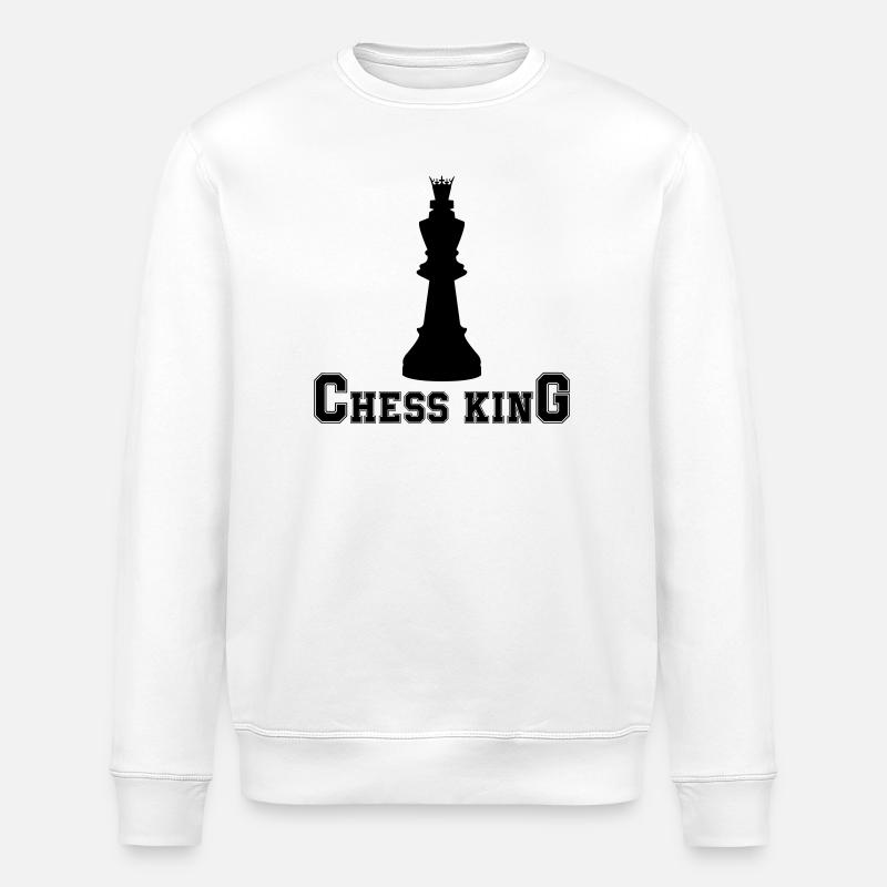 Schach König - Stanley/Stella Unisex Bio-Sweatshirt ROLLER - Weiß