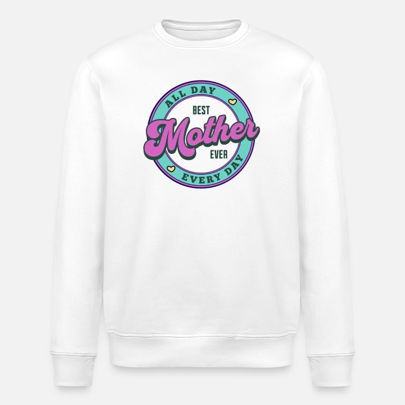Lustiges Mama Oma Muttertag Geschenk Design Humor - Stanley/Stella Unisex Bio-Sweatshirt ROLLER - Weiß