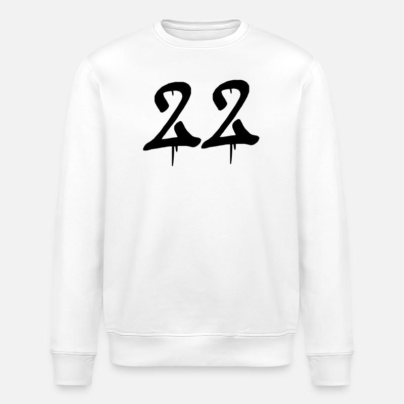 22_graffiti - Stanley/Stella ROLLER Unisex Organic Sweatshirt - white