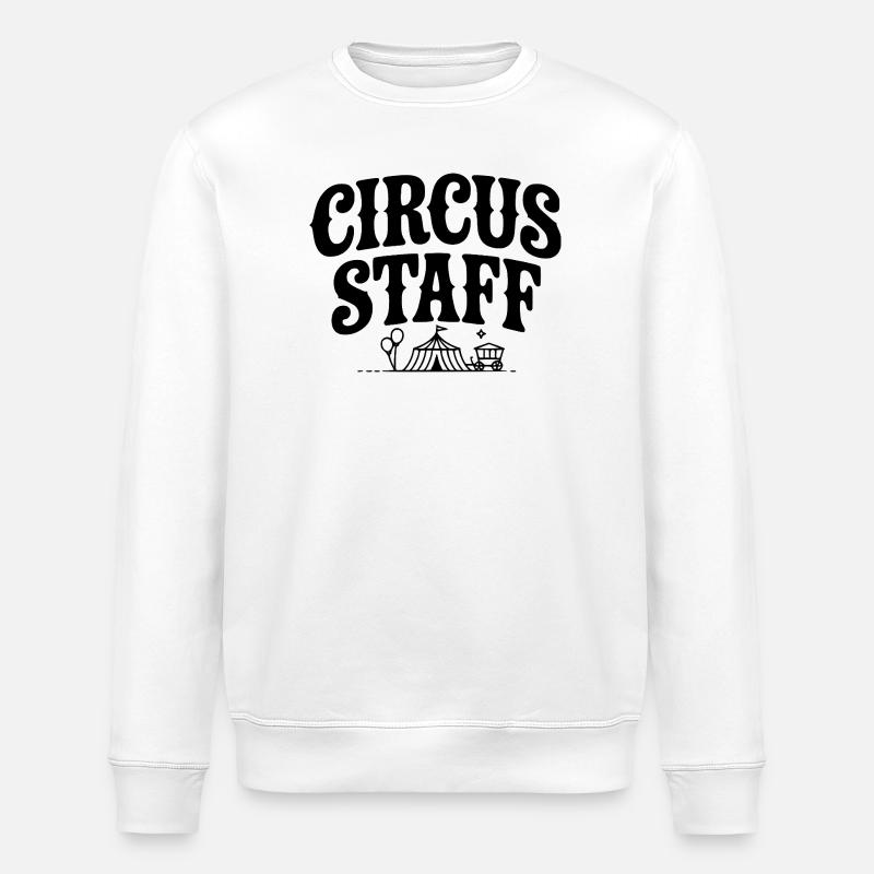 Zirkuspersonal - Stanley/Stella Unisex Bio-Sweatshirt ROLLER - Weiß