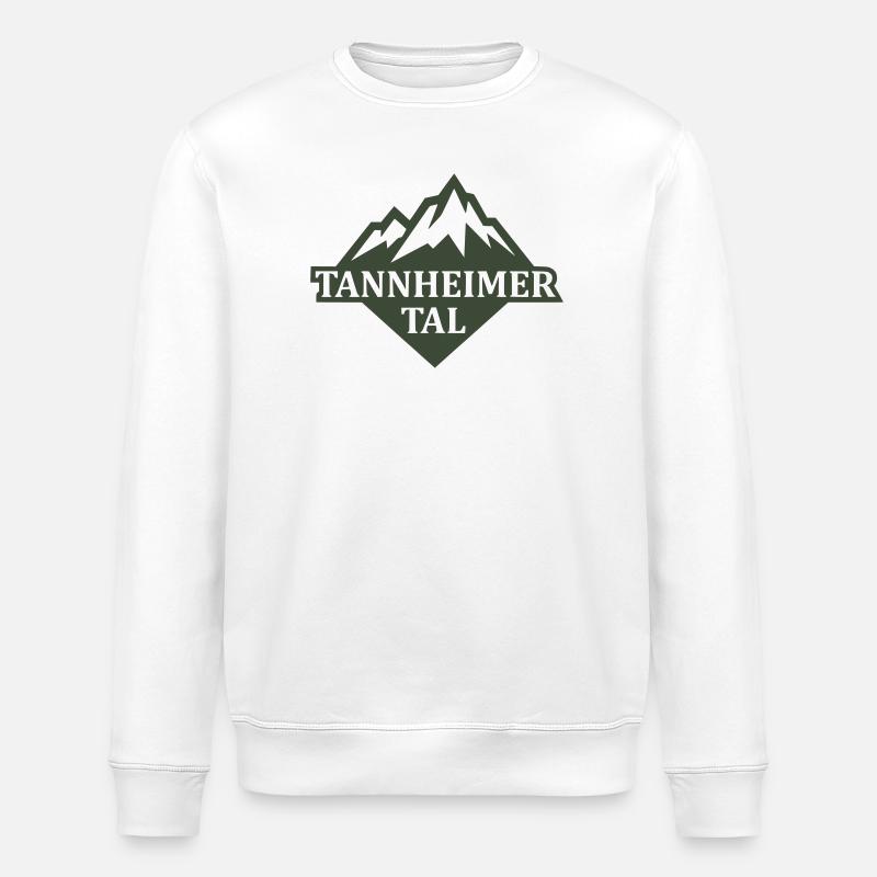 Tannheimer Tal Berglandschaft - Stanley/Stella Unisex Bio-Sweatshirt ROLLER - Weiß