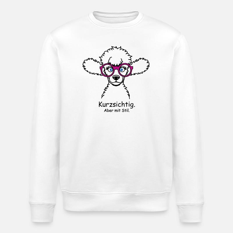 Kurzsichtig. Aber mit Stil. - Stanley/Stella Unisex Bio-Sweatshirt ROLLER - Weiß