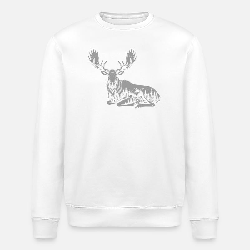 Élan - Sweat bio ROLLER Stanley/Stella Unisexe - blanc