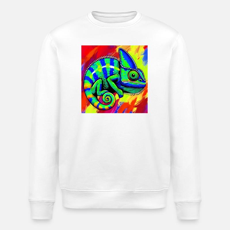 chameleon - Stanley/Stella ROLLER Unisex Organic Sweatshirt - white