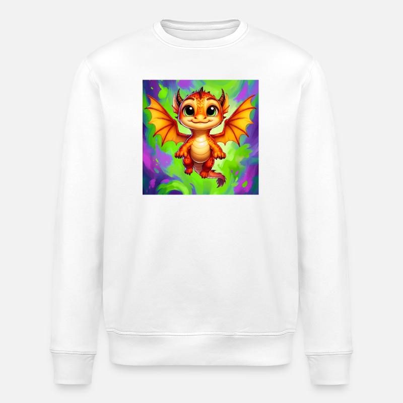 dragon - Sweat bio ROLLER Stanley/Stella Unisexe - blanc