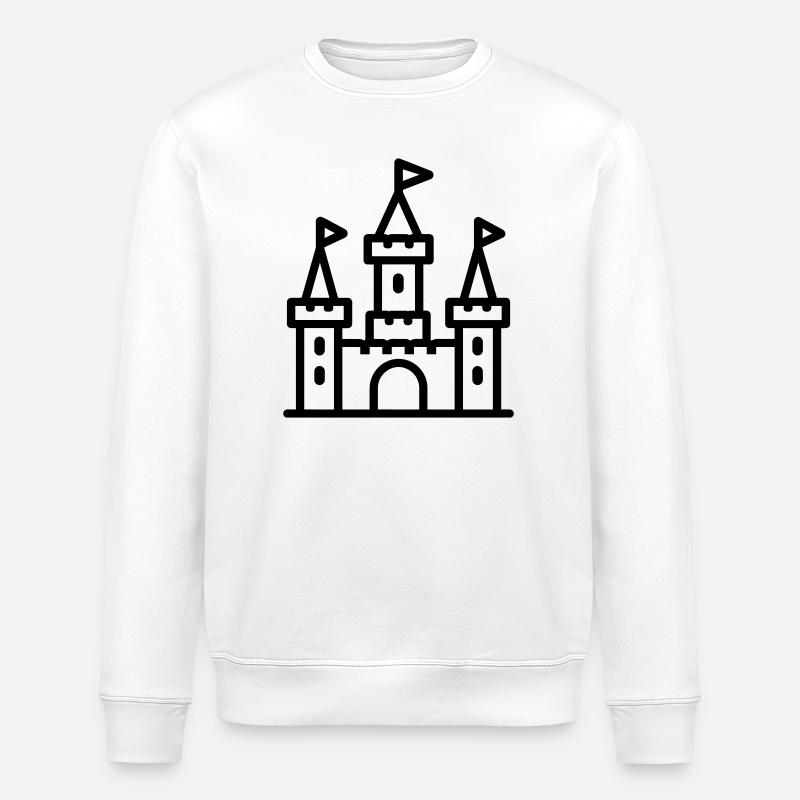 castle - Stanley/Stella ROLLER Unisex Organic Sweatshirt - white