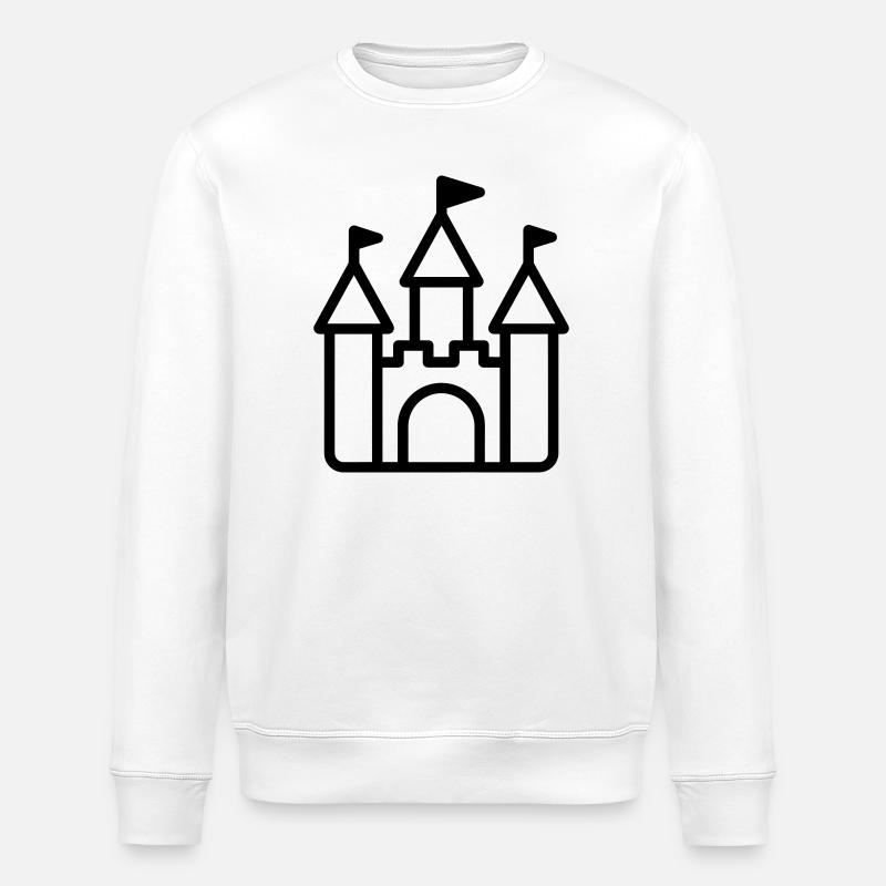 Burg - Stanley/Stella Unisex Bio-Sweatshirt ROLLER - Weiß