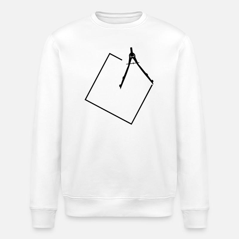 Compas - Sweat bio ROLLER Stanley/Stella Unisexe - blanc