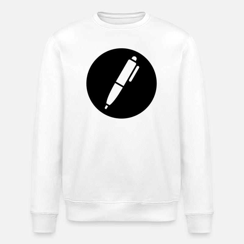 Stift, Kugelschreiber - Stanley/Stella Unisex Bio-Sweatshirt ROLLER - Weiß