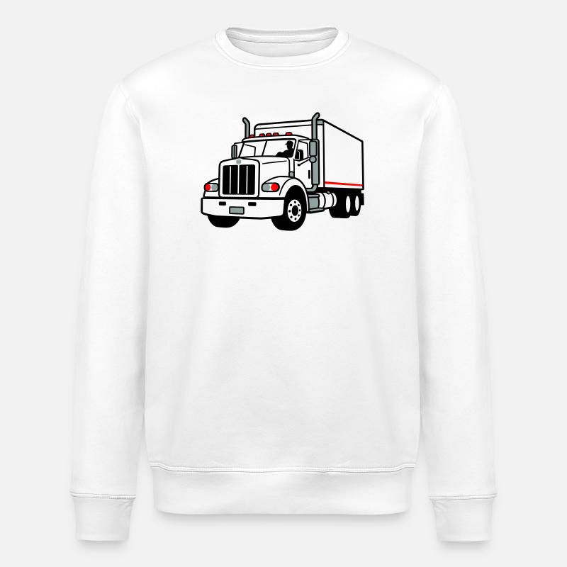 Lkw - Stanley/Stella Unisex Bio-Sweatshirt ROLLER - Weiß