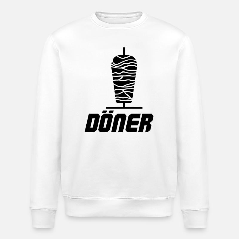 Döner Kebab - Stanley/Stella Unisex Bio-Sweatshirt ROLLER - Weiß
