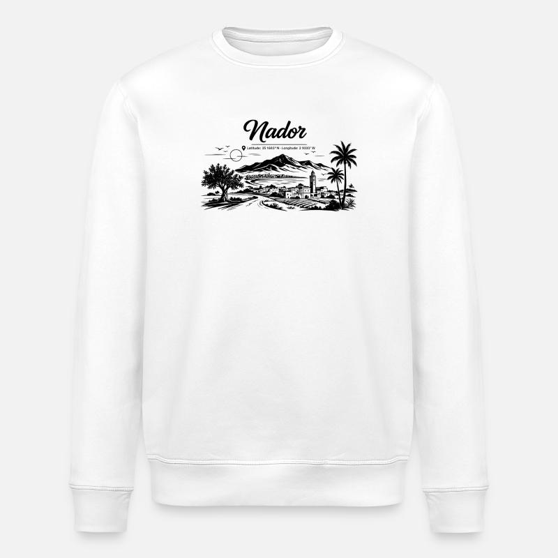 Nador - Stanley/Stella Unisex Bio-Sweatshirt ROLLER - Weiß