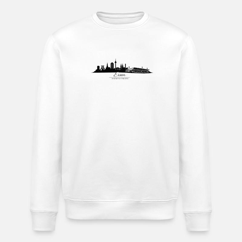 Essen - Stanley/Stella Unisex Bio-Sweatshirt ROLLER - Weiß