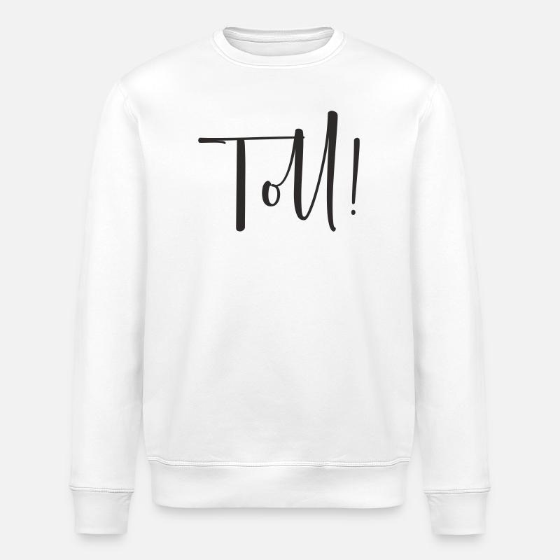Great – Conception de texte calligraphique - Sweat bio ROLLER Stanley/Stella Unisexe - blanc