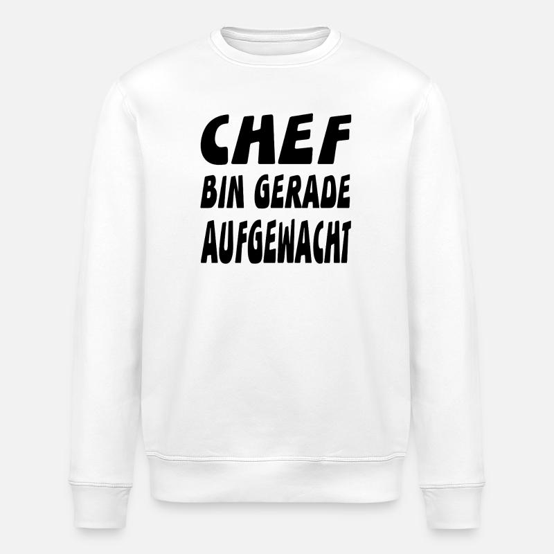 Chef - Stanley/Stella Unisex Bio-Sweatshirt ROLLER - Weiß
