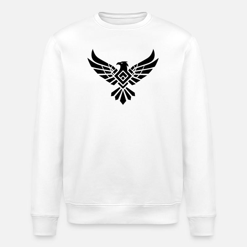 Adler - Stanley/Stella Unisex Bio-Sweatshirt ROLLER - Weiß