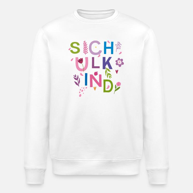Schulkind  - Stanley/Stella Unisex Bio-Sweatshirt ROLLER - Weiß