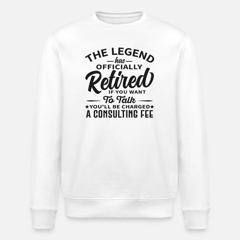 Retired 2026 Consulting Fee - Stanley/Stella Unisex Bio-Sweatshirt ROLLER - Weiß
