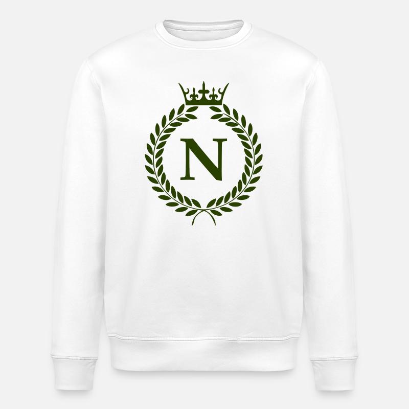 N_wappen - Stanley/Stella Unisex Bio-Sweatshirt ROLLER - Weiß