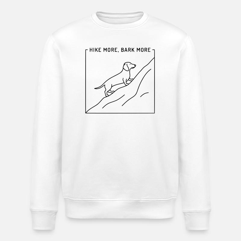 Marchez plus Aboiez plus - Sweat bio ROLLER Stanley/Stella Unisexe - blanc