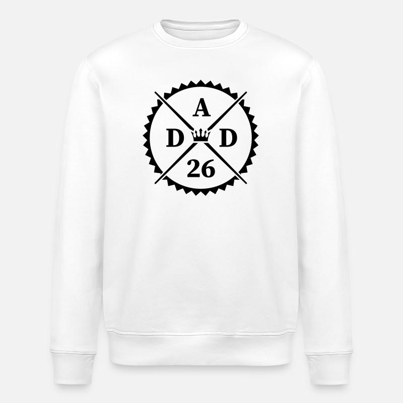 dad_26 - Sweat bio ROLLER Stanley/Stella Unisexe - blanc