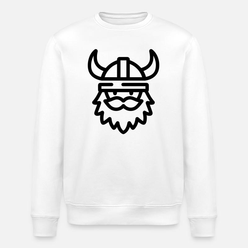 Wikinger - Stanley/Stella Unisex Bio-Sweatshirt ROLLER - Weiß