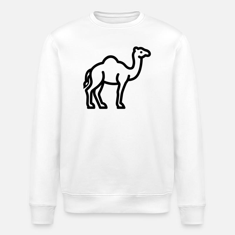 camel - Stanley/Stella ROLLER Unisex Organic Sweatshirt - white