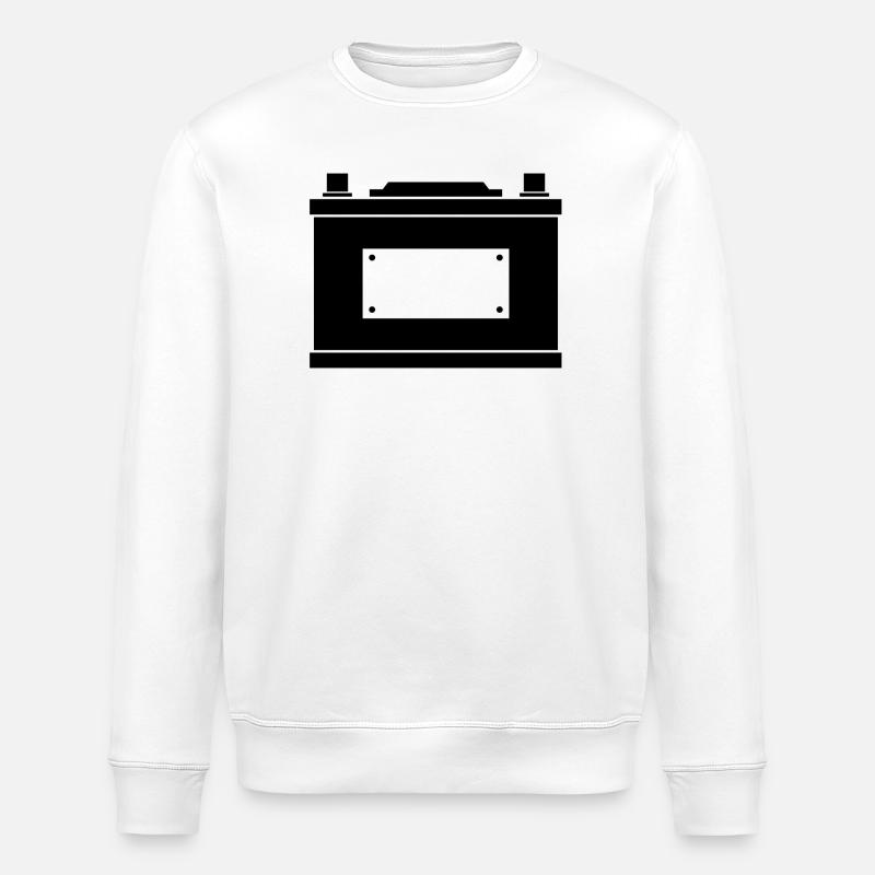Autobatterie - Stanley/Stella Unisex Bio-Sweatshirt ROLLER - Weiß