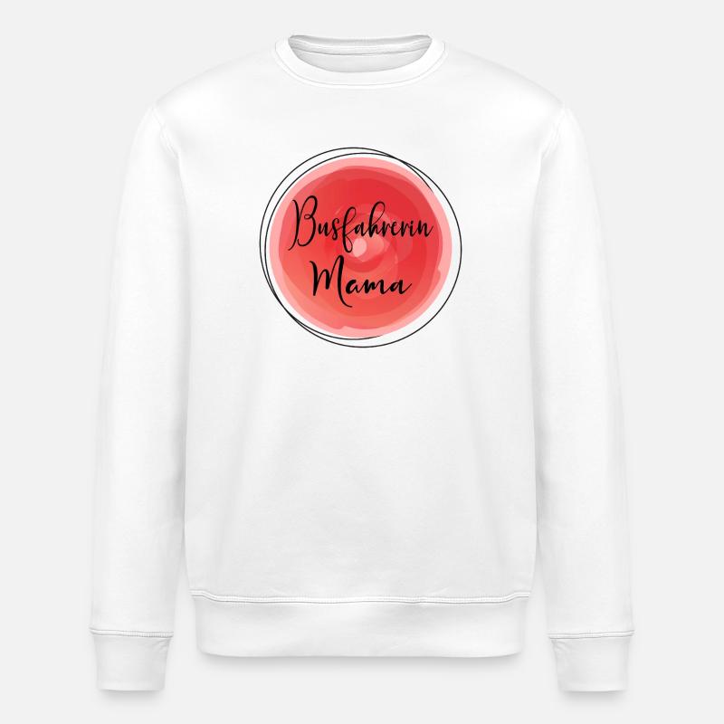 Maman chauffeuse de bus - Sweat bio ROLLER Stanley/Stella Unisexe - blanc