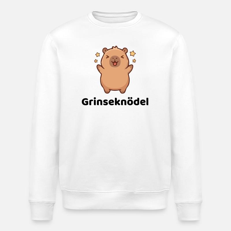 Grinseknödel - Stanley/Stella Unisex Bio-Sweatshirt ROLLER - Weiß