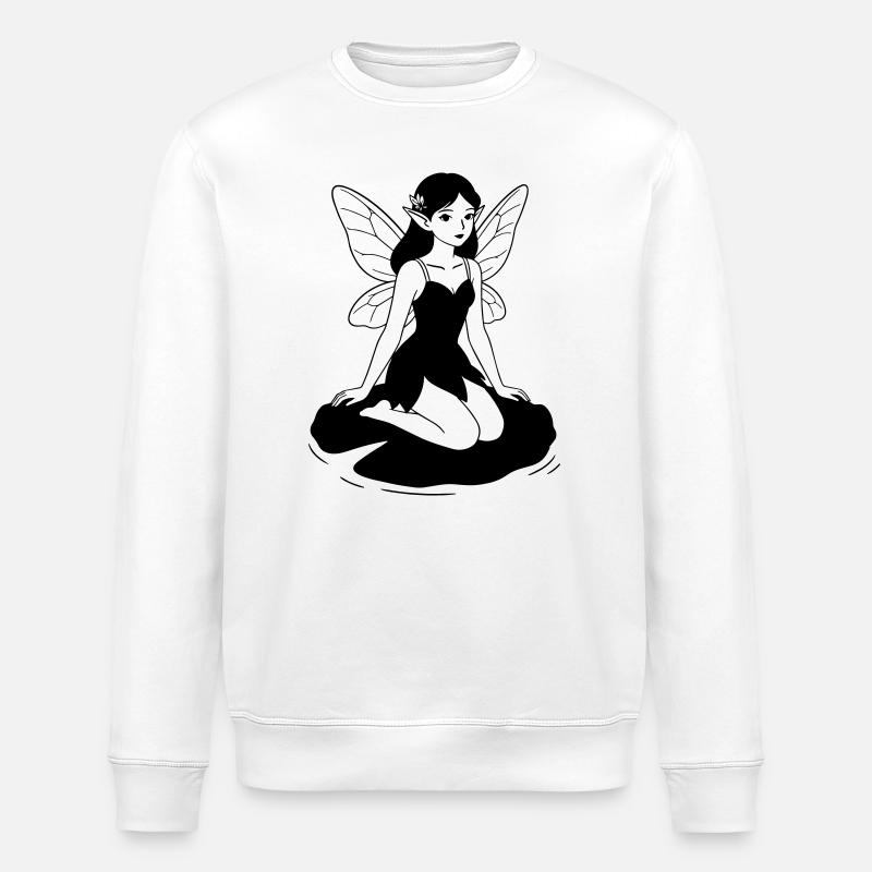 Fairy - Stanley/Stella ROLLER Unisex Organic Sweatshirt - white
