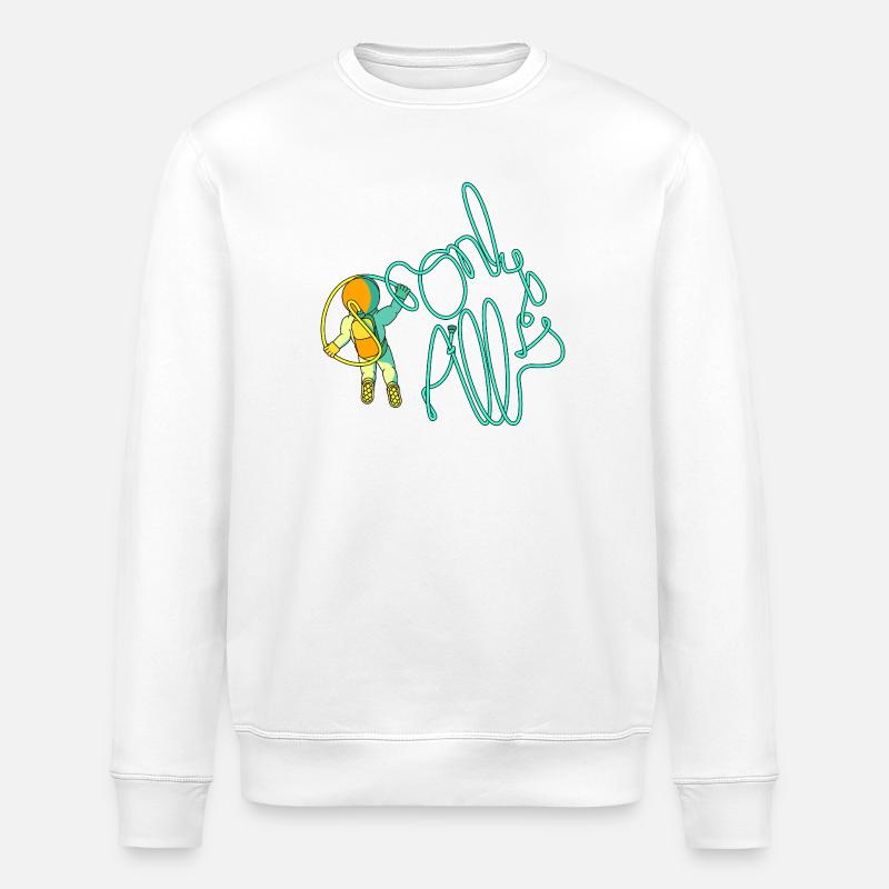 SEULEMENT C’EST TOUT - Sweat bio ROLLER Stanley/Stella Unisexe - blanc