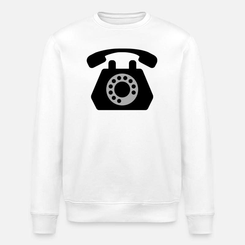 téléphone - Sweat bio ROLLER Stanley/Stella Unisexe - blanc