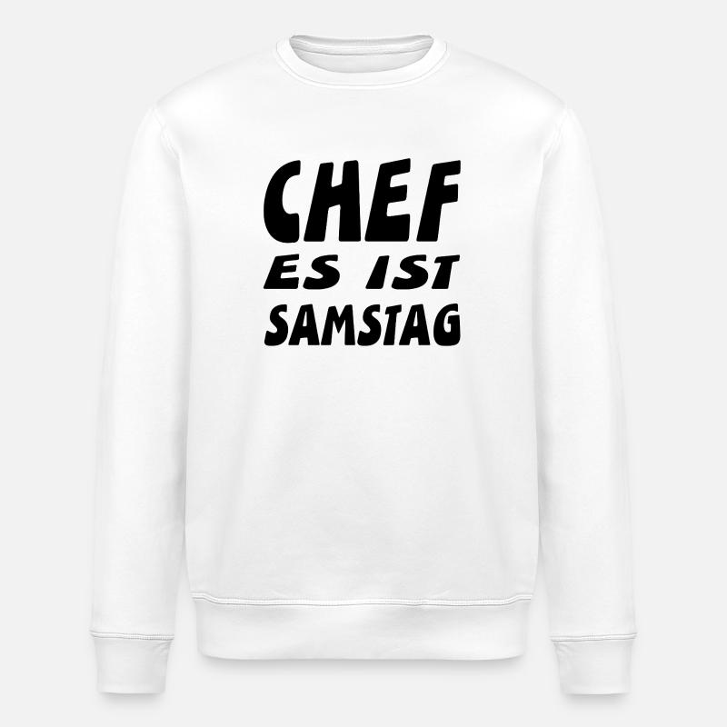 Chef - Stanley/Stella Unisex Bio-Sweatshirt ROLLER - Weiß