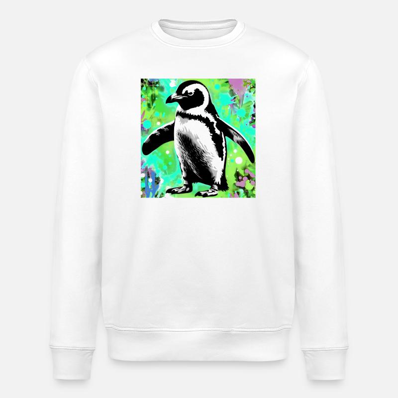 Pinguin - Stanley/Stella Unisex Bio-Sweatshirt ROLLER - Weiß