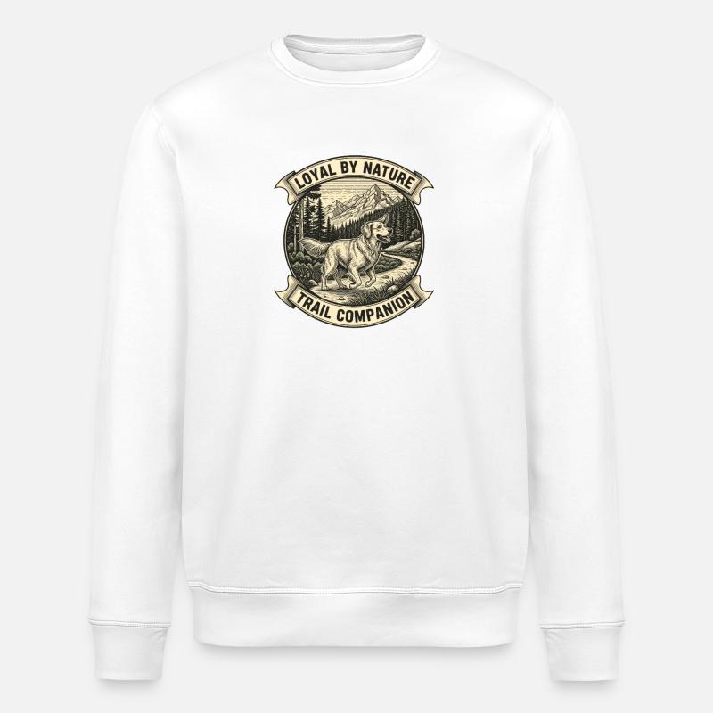 Chien Retriever - Sweat bio ROLLER Stanley/Stella Unisexe - blanc