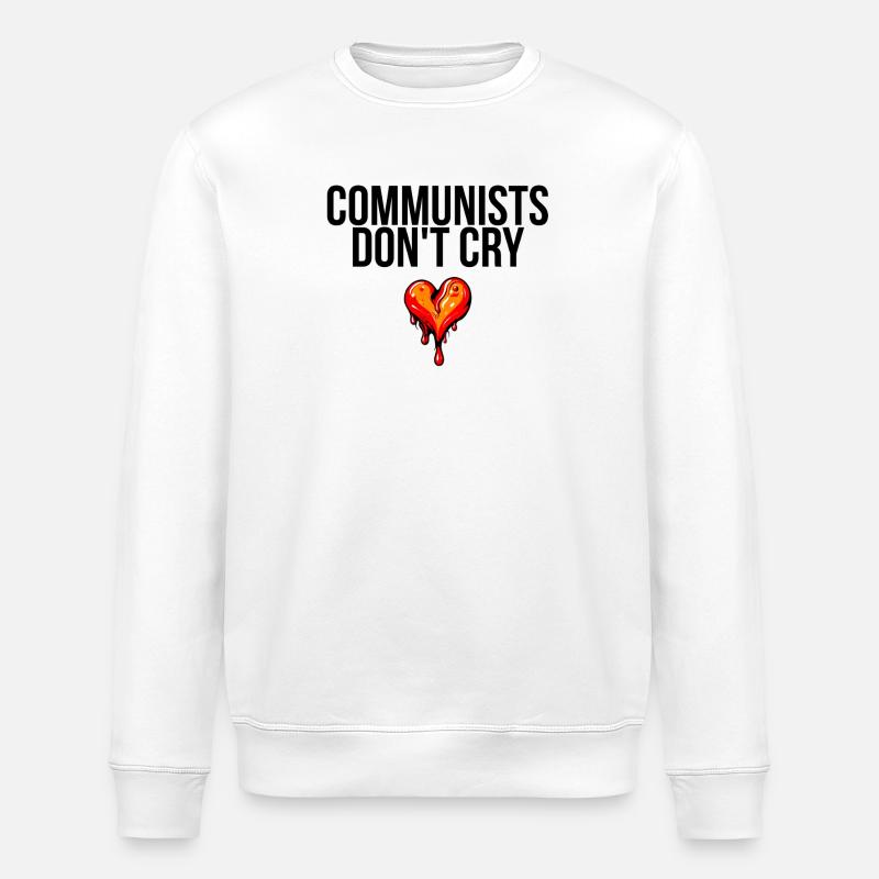 communists don't cry - Stanley/Stella Unisex Bio-Sweatshirt ROLLER - Weiß