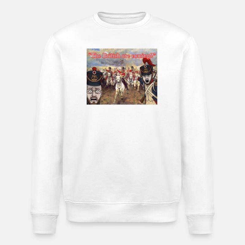BRITISHIN-gebunden - Stanley/Stella Unisex Bio-Sweatshirt ROLLER - Weiß