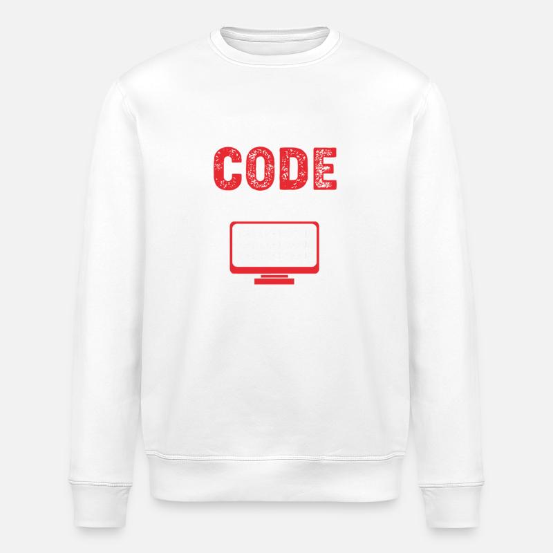 Medical Coder - Stanley/Stella ROLLER Unisex Organic Sweatshirt - white
